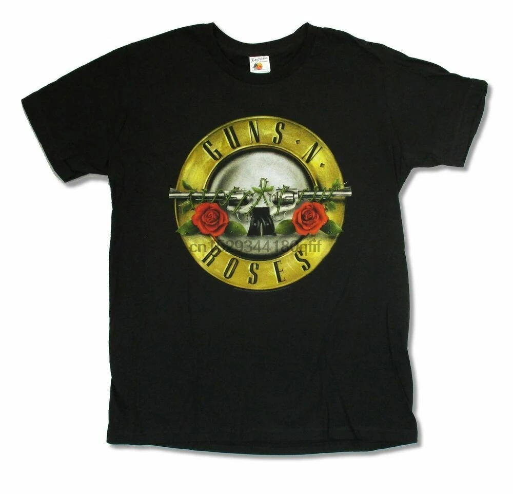 Новинка: черная футболка Guns N Roses Bullet с логотипом новинка Официальный Gnr|Мужские