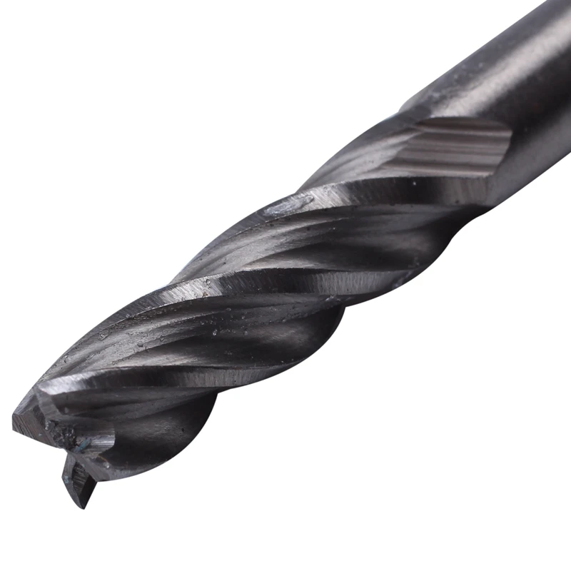 

Straight handle 4 spiral groove end mill milling cutter 6mm x 6mm x 20mm x 65mm