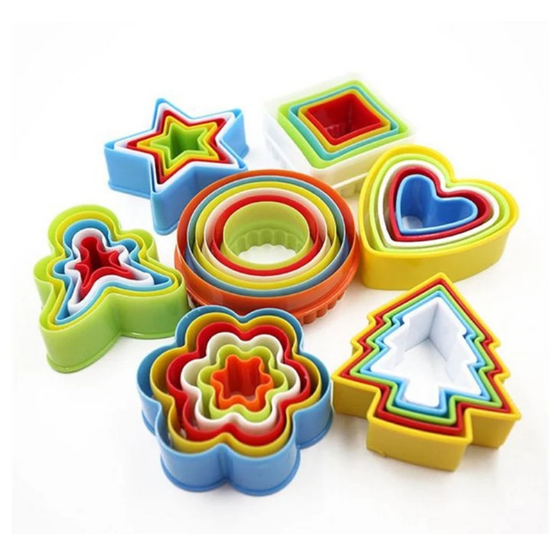 5 шт. формочки для печенья форма выпечки сделай сам инструменты Плунжер формы