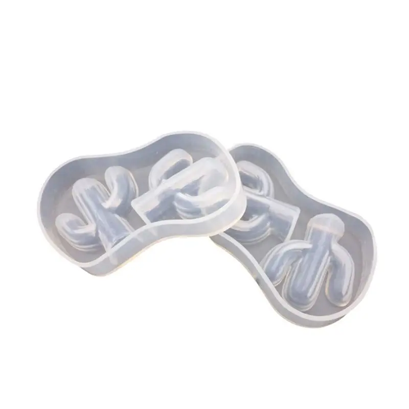 

Silicone Mold DIY Jewelry Making Cactus Pendant Epoxy Leaf Resin Molds Crystal Handmad Tools Cake Fondant Ornaments