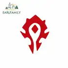 EARLFAMILY 13 см x 9,8 см наклейки для автомобиля Водонепроницаемый для World of Warcraft Племенной флаг смешные наклейки для RV ноутбук для серфинга Обёрточная бумага