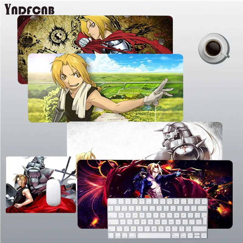 

YNDFCNB Fullmetal Alchemist Hot Sales Large Gaming Mouse Pad XL Locking Edge Size for Cs Go LOL Game Player PC Computer Laptop