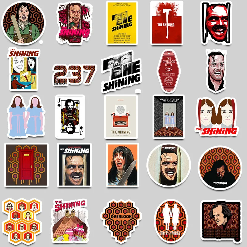 10/50 шт из фильма ужасов Сияние Стикеры s для DIY мобильный телефон ноутбук Чемодан