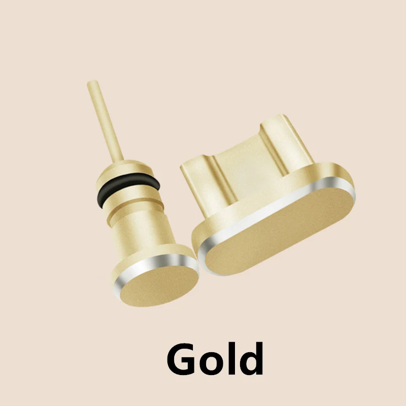 Metal Micro USB Charging Port + Earphone Dust Plug Android Mobile Phone 3.5mm Headset Stopper Retrieve Card Pin | Мобильные телефоны