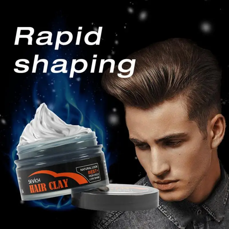 Натуральная Повседневная стильная глина для волос матовая Современная
