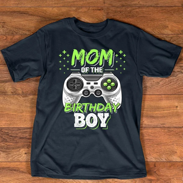 

Mom of the Birthday Boy Matching Video Gamer Birthday Party T-Shirt