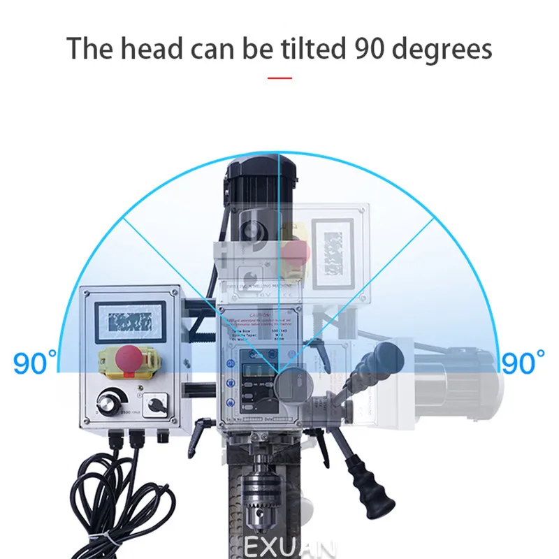 

Industrial-grade desktop drilling and milling machine small household tapping machine upgrade processing equipment