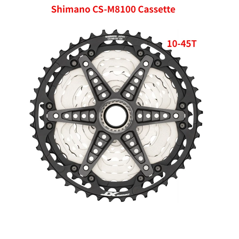 Кассета звездочек SHIMANO DEORE XT CS M8100 штифт для горного велосипеда 12 Скоростей 10-45T 10-51T