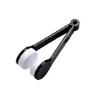 Розничная продажа, портативная многофункциональная щетка для очистки очков, солнцезащитных очков, салфетка из микрофибры, очиститель очков