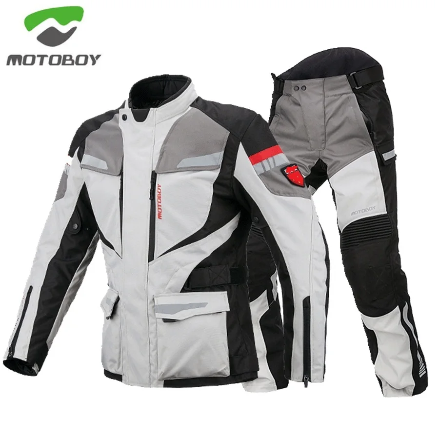 Мотоциклетная куртка и брюки MOTOBOY мотоциклетная Водонепроницаемая теплая