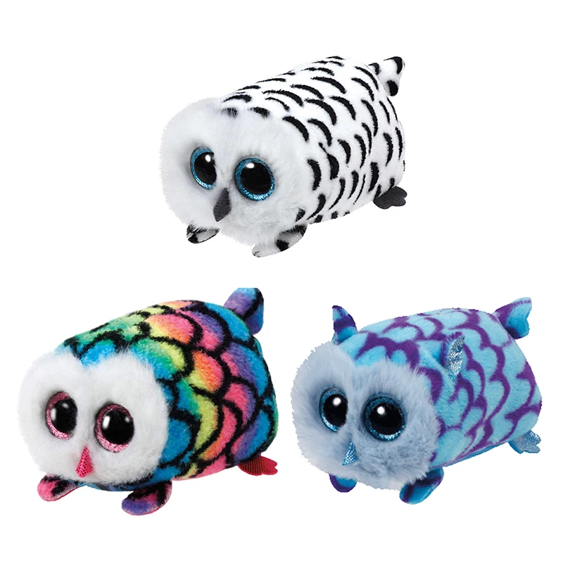 

10 см Ty Teeny Tys большие глаза Нелли Толстовка Mimi Сова плюшевая, игрушка милые мягкие животные куклы детские игрушки детские рождественские под...