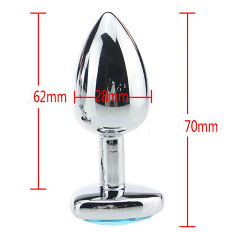 Анальная пробка стальной фаллоимитатор анальная из нержавеющей стали с