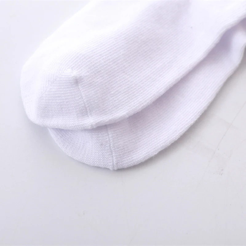 5 пар/лот носки для малышей короткие белого цвета мальчиков и девочек мягкие