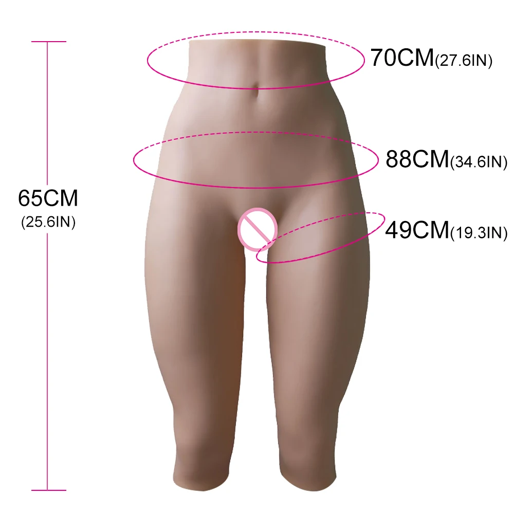 Nowu поддельные киски штаны Силиконовые Реалистичные вагины Crossdress Трансвестит