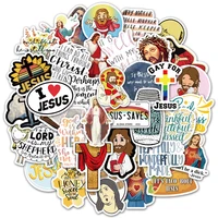 103050pcs christianity jesus stickers decal believers cross pegatina for stationery laptop suitcase skateboard guitar sticker