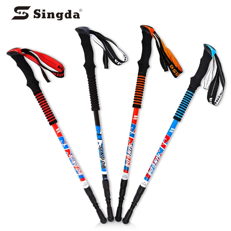 Палка для прогулок на открытом воздухе Треккинговая палка из углеродного