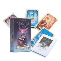 12x7cm mytical manga tarot cards with paper guide book original size 78 cards oracle deck divination english verson board games
