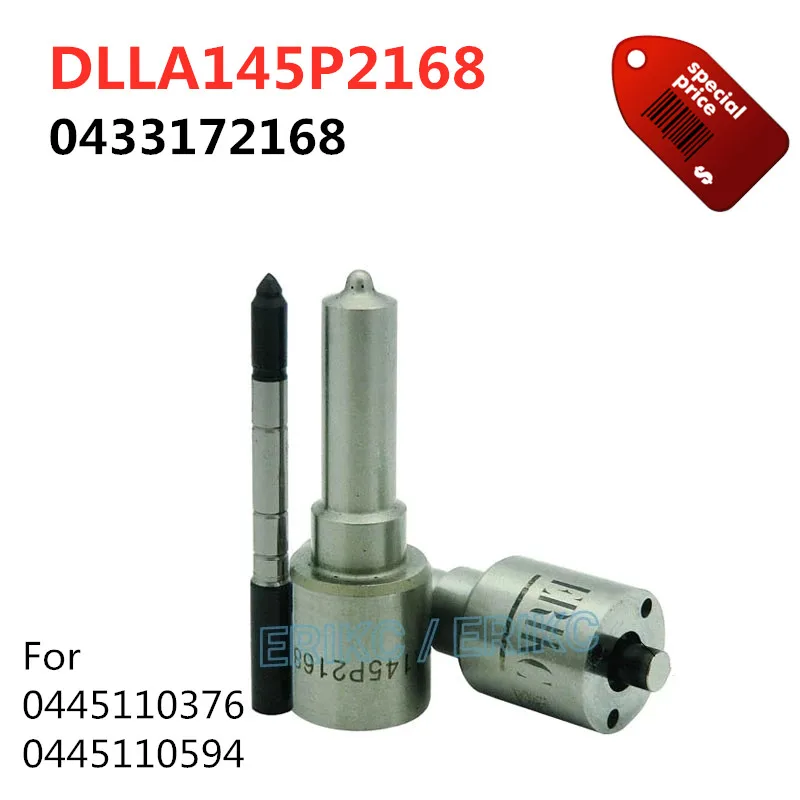 

ERIKC DLLA145P2168(0433172168) масляная форсунка дизельного инжектора DLLA 145P 2168 Форсунка системы питания с общей топливной магистралью для 0445110376 0445110594