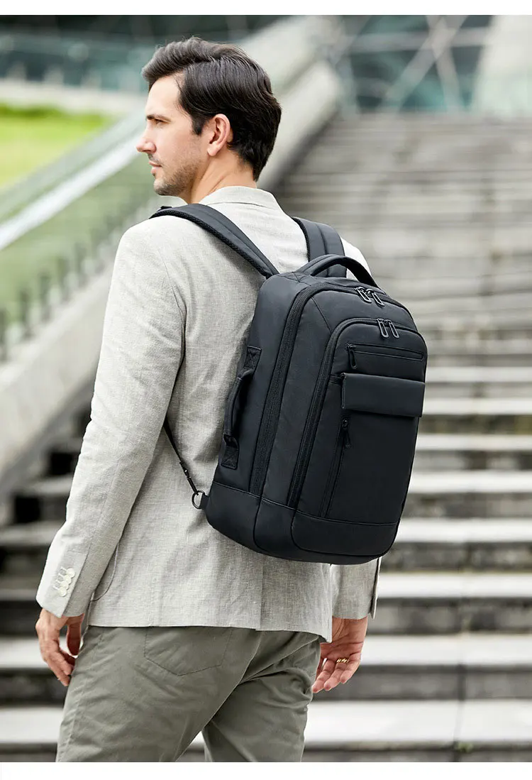 Дорожные Рюкзаки большой емкости для подростков, мужской рюкзак Mochila с защитой от брызг, рюкзак для ноутбука 15,6 дюймов, многослойный вместительный рюкзак