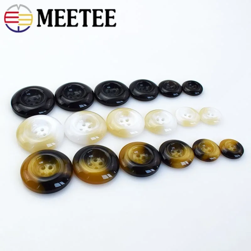 Пластиковые пуговицы Meetee с 4 отверстиями 30 шт.|resin buttons|coat buttonsbuttons buttons |