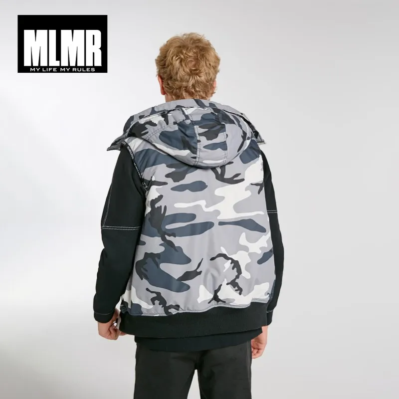 Мужской жилет без рукавов с камуфляжным принтом JackJones 218309514 | Мужская одежда