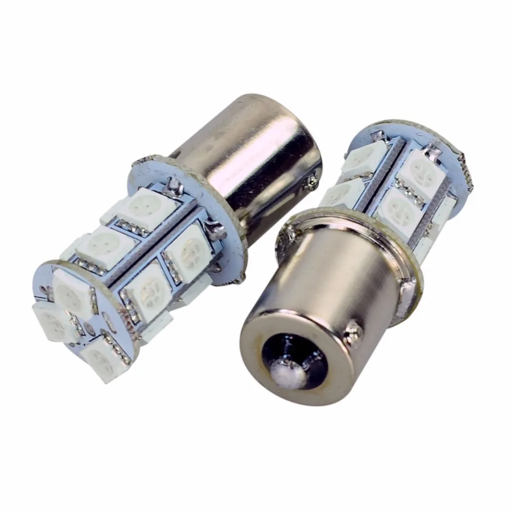 2X красный 13SMD 1156 BA15S R10W P21W 1141 S25 светодиодный задний стоп светильник с индикаторной