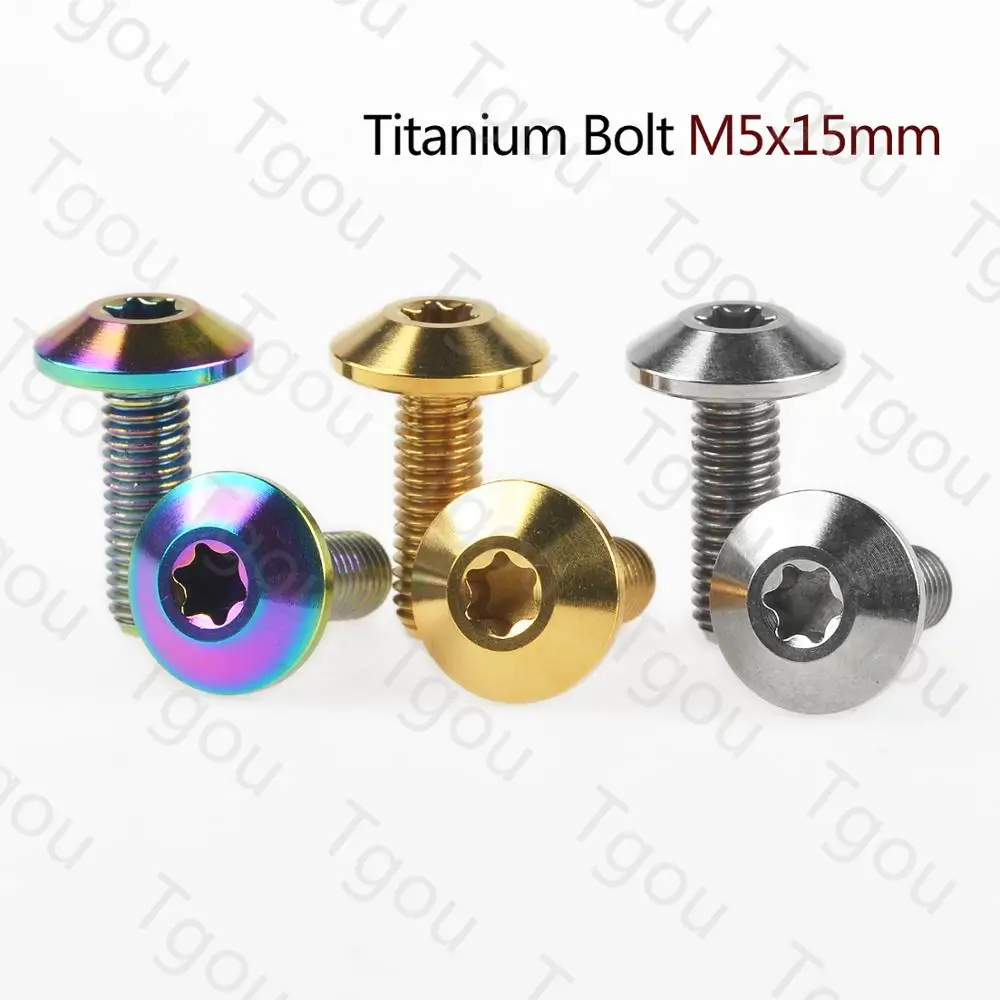 Титановый болт Tgou M5x12/15 мм звездообразный винт T25 с головкой для мотоцикла