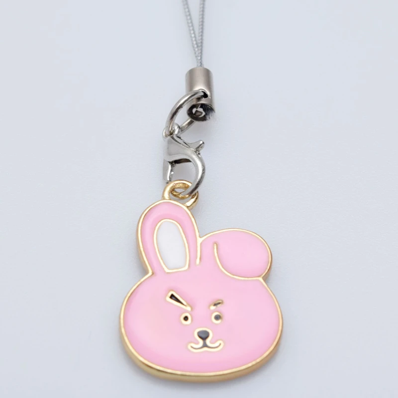 

Kpop Bangtan Boys Fan Anime Key Chain Trend 2021 Cute Cartoon Animal Lovers Mobile Phone Ornaments Fashion Jewelry BTS-843