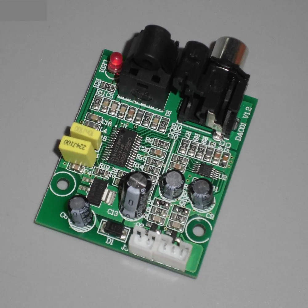 Цифровой декодер DAC CS8416 + CS4344 волоконно оптический коаксиальный цифровой сигнал