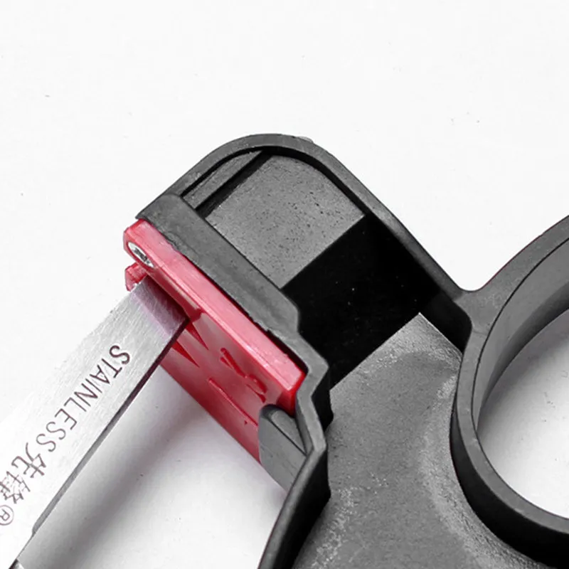 Практичный карманный нож 2 в 1 точилка для лезвий инструмент приготовления пищи