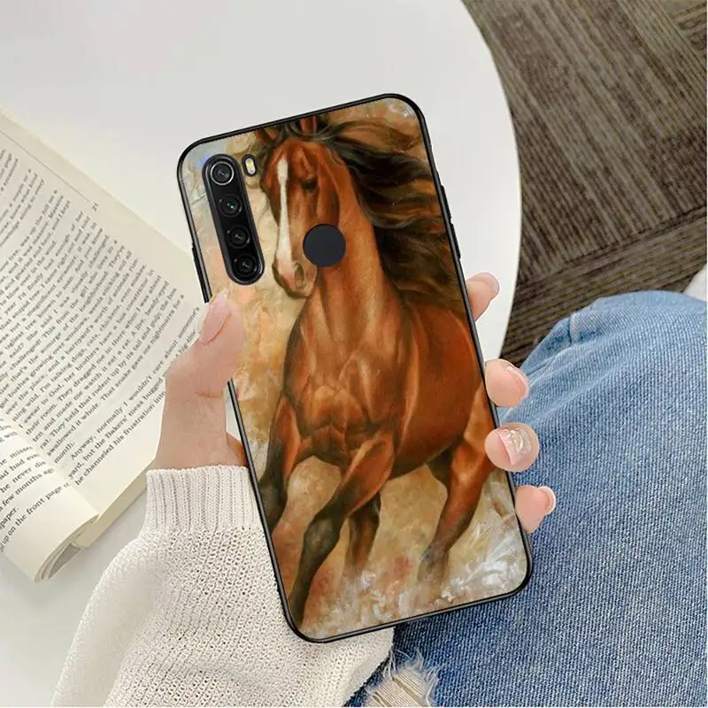 

Running horse Phone Case For Redmi note 8Pro 8T 9 Redmi note 6pro 7 7A 6 6A 8 5plus note 9 pro case