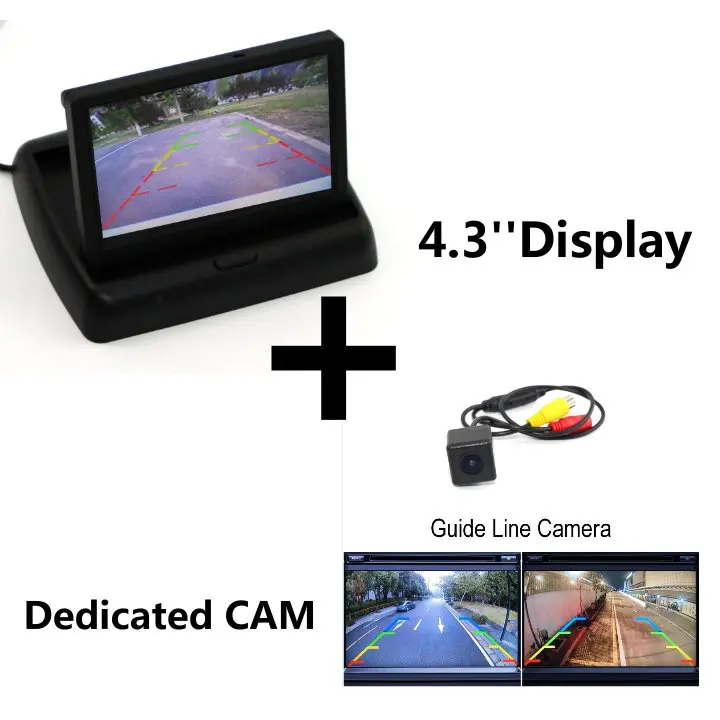 G CAM and Display Камера заднего вида для SsangYong Tivoli XLV/LUVi,,,, автомобильная парковочная камера, оригинальная автомобильная камера с отверстием - Название цвета: G CAM and Display