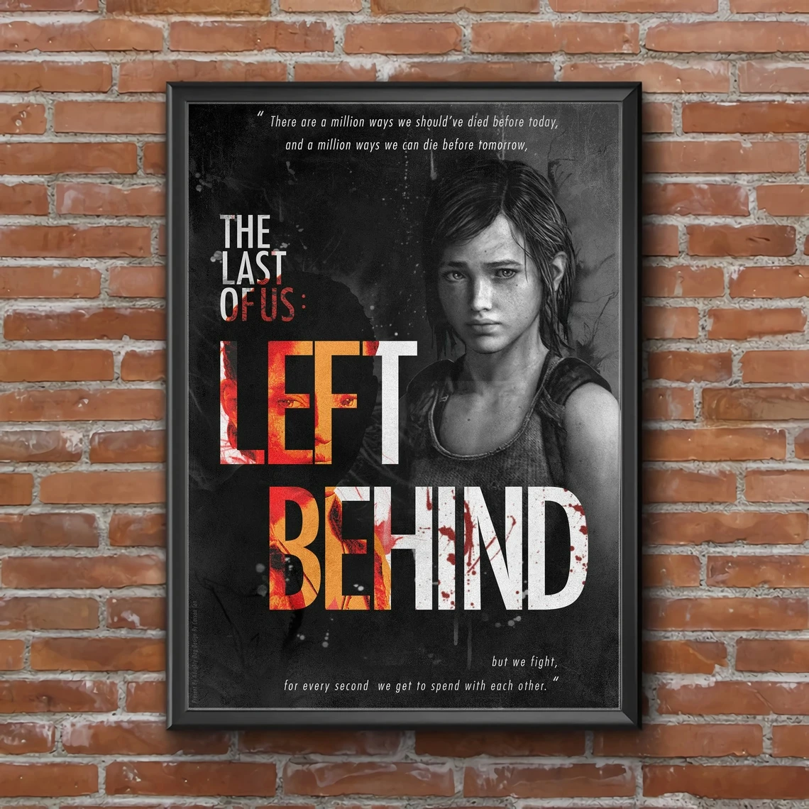 

Постер The last of Us, Настенная картина, украшение для дома (без рамки)