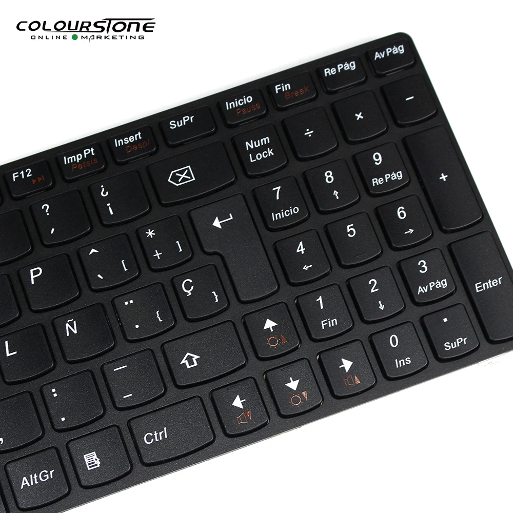 SP Клавиатура для Lenovo G580 Z580 G580A V580A Z580A G580AH G580AM G580G G585 G585A G585AR G590 испанская черная