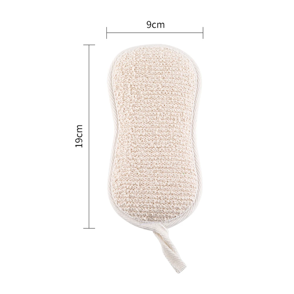 Скребок для чистки кожи мужчин и женщин однотонная губка в форме люфы из