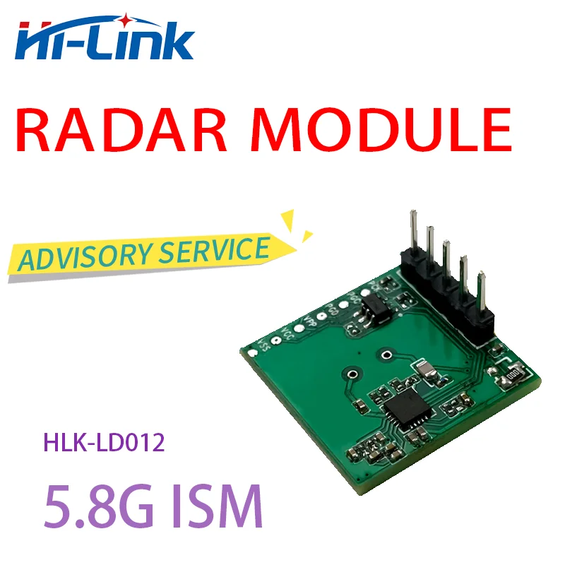 

5pcs/lot 5G Radar module Sensing module for Moving object detection HLK-LD012 5.8G Free Ship