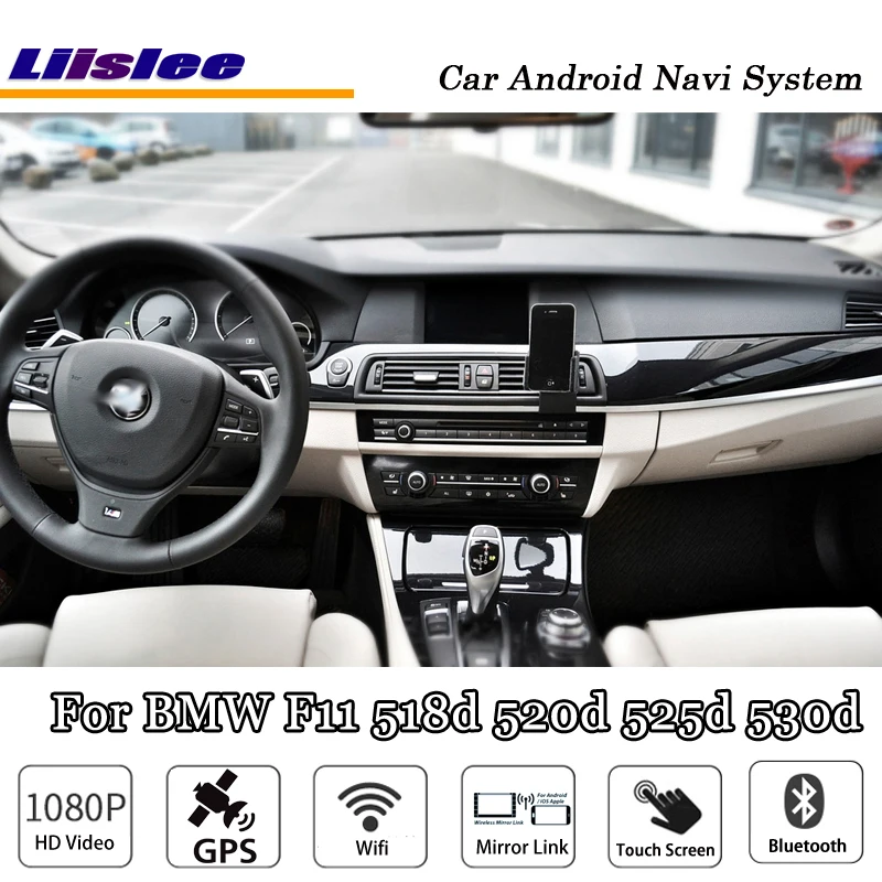 Мультимедийная система на Android 10 25 дюйма для BMW F11 518d 520d 525d 530d 2009 ~ 2016|Автомагнитолы|
