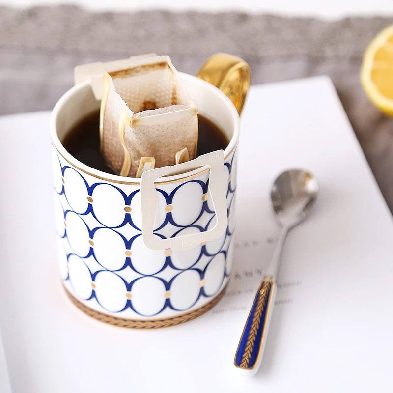 

Mug Porcelian Mugs Coffee Cups with Spoon Bone China Drinkware Wedding Birthday Present Ceramic Coffeeware