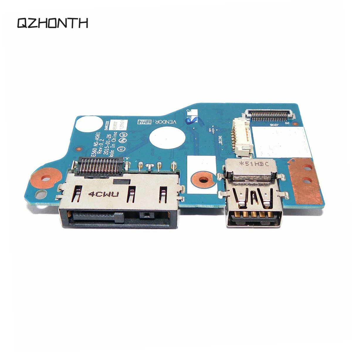 

New DC Jack Power Charging USB Board For Lenovo ThinkPad E560 E565 00UP284 NS-A561