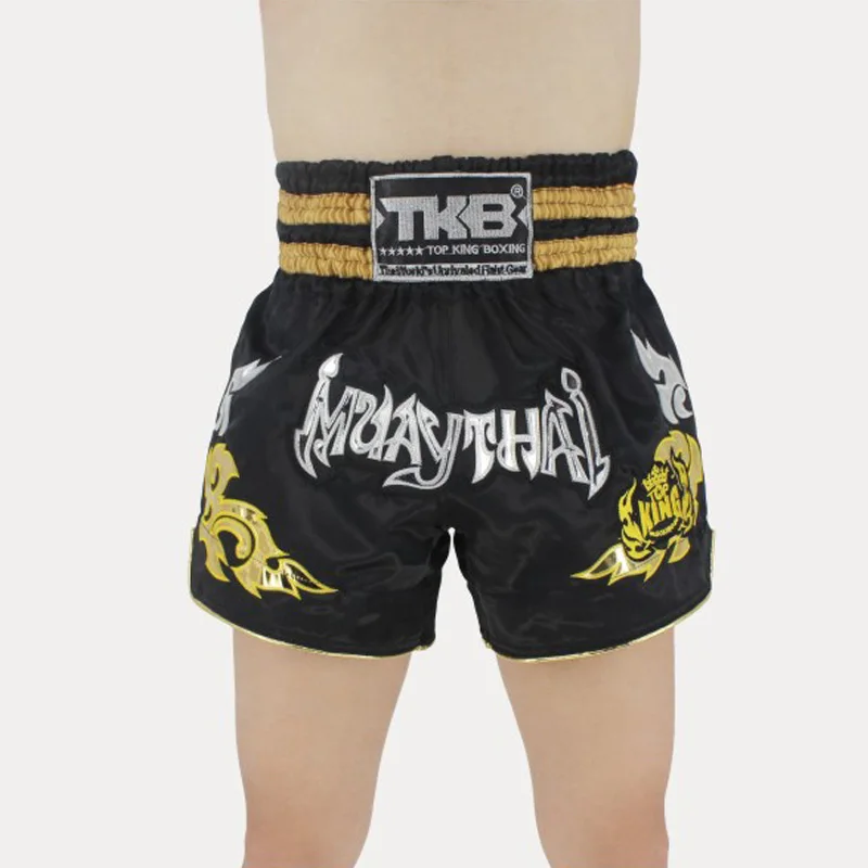 Muay Thai MMA Kickboxing Shorts Grappling Crossfit Boxeo Trunks Men Women Boys Girls Training Combat Sanda Sport Short Pants