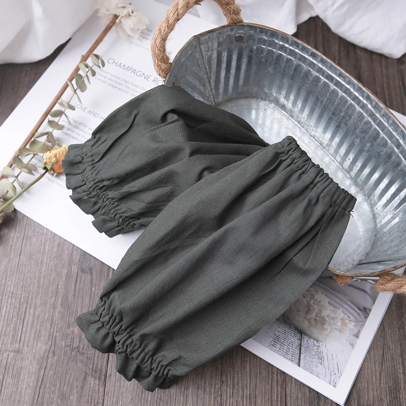 1 пара защитные нарукавники из натурального постельного белья|Нарукавники| |