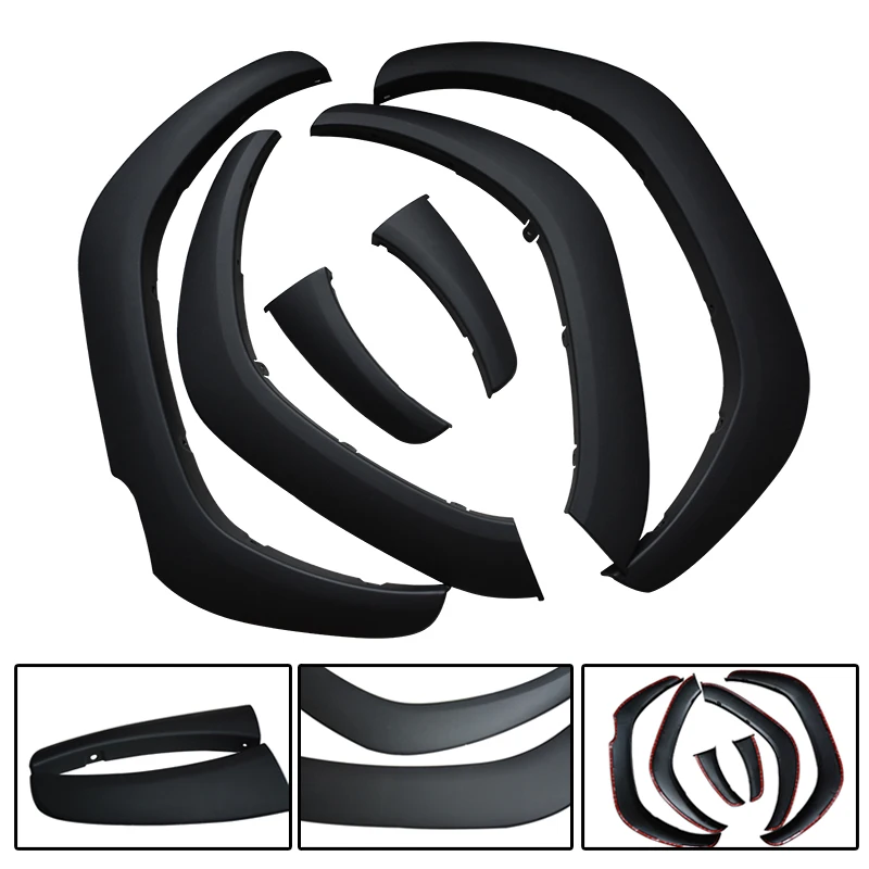 Маленькие молдинги для стайлинга автомобильные матовые черные накладки на крыло