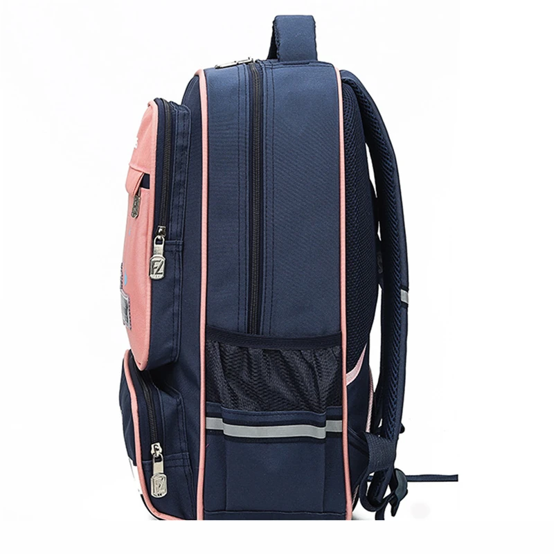 Children's Waterproof Large Capacity Schoolbag for Kids Teen Boys Girls Cute Rabbit Hit Color Primary School  Student Bookbags