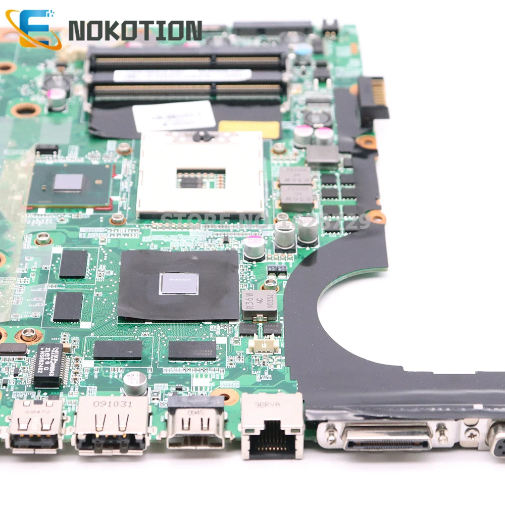 NOKOTION 575477-001 DA0UP6MB6E0 материнская плата для ноутбука hp павильон DV7-3000 серии PM55 DDR3 GT240M GPU полный тест