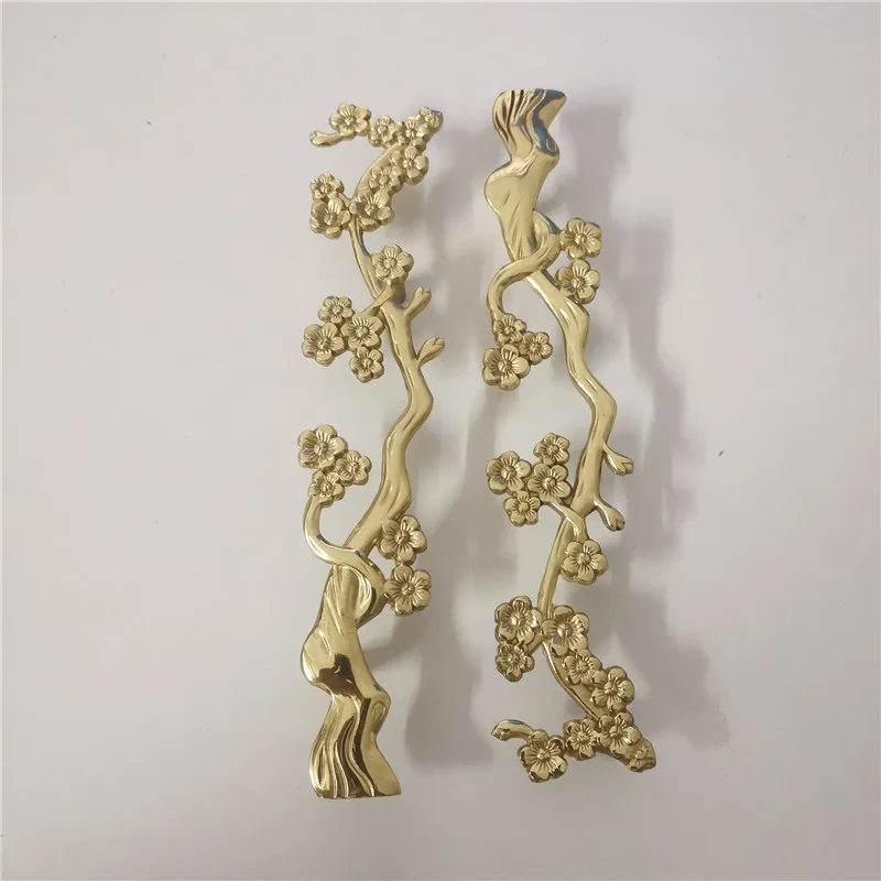 Ручка для двери шкафа ручной работы латунная ручка из чистой меди в стиле ретро с