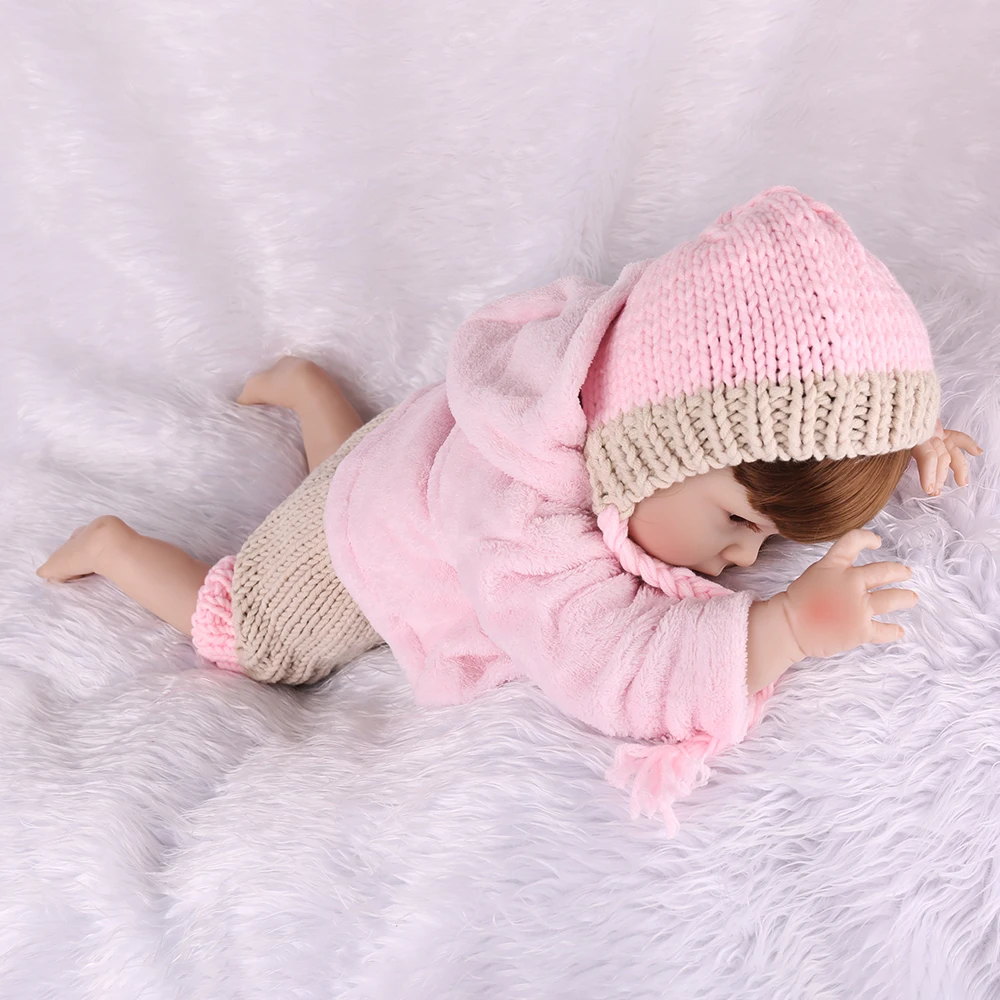 55CM Reborn Baby girl full body Silicone Soft toddler Doll For Kid Fashion Bebes the best Christmas birthday gift playmate | Игрушки и