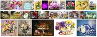 a61692 vase cross stitch kit people 18ct 14ct 11ct count print canvas stitches embroidery diy handmade needlework