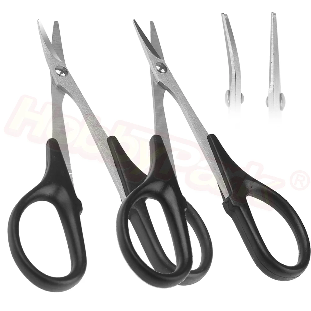 

Hobbypark 1 Straight & 1 Curved Scissor for RC Vehicle Truck Buggy Lexan Plastic Bodyshell Helicopter Canopy