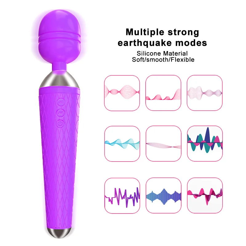 Мощная волшебная палочка AV Вибратор Секс-игрушки для женщин Стимулятор клитора