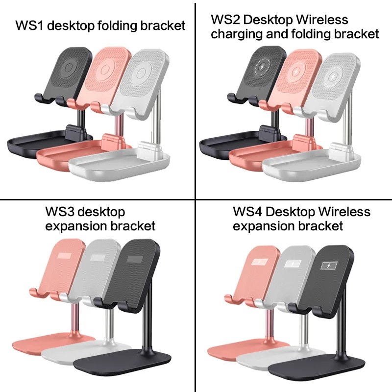 

10W Qi Wireless Charger Stand For iPhone X 11 Pro Samsung Xiaomi 9 Wireless Charger Phone Holder Tablet Mount for iPad Stand